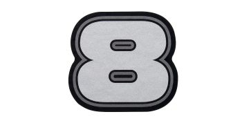 Mercury 8hp Rear Decal 8M0161262 for 209cc 8hp Carbureted Outboards