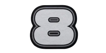 Mercury 8hp Rear Decal 8M0161262 for 209cc 8hp Carbureted Outboards