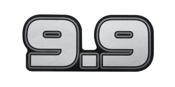 Mercury 9hp Rear Decal 8M0161263 for 209cc 9.9hp Carbureted Outboards