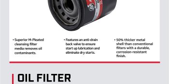 Mercury Oil Filter 8M0162831 for Select Mercury and Mariner 8-30hp FourStroke Outboards