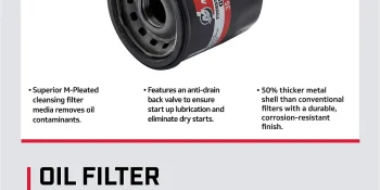 Mercury Oil Filter 8M0162831 for Select Mercury and Mariner 8-30hp FourStroke Outboards