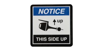 Mercury Notice Decal 8M0163794 for Mercury 2-6hp Carbureted Outboards