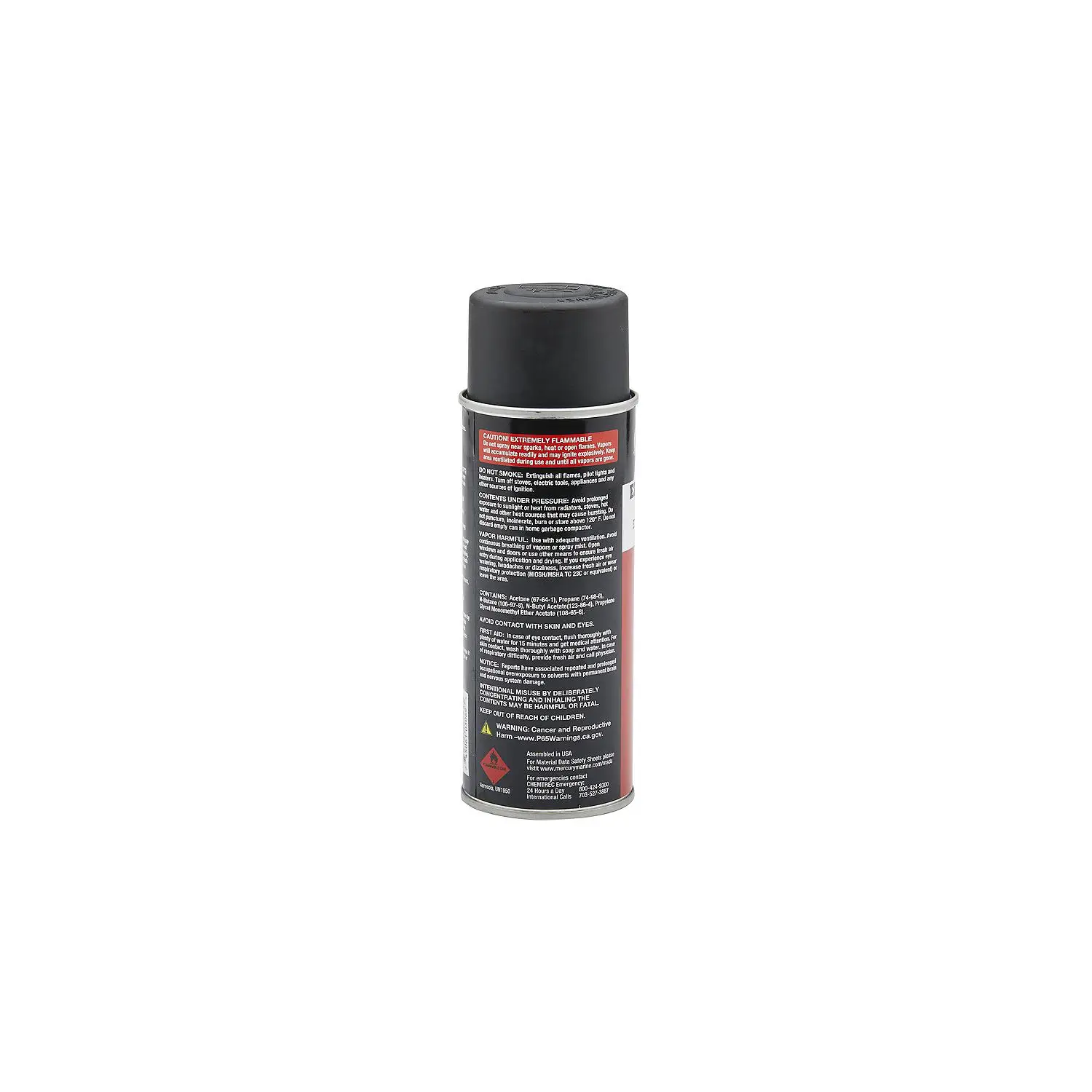 Mercury 80287850 EDP Propeller Black Satin Enamel Spray Paint – 12 oz Spray Can