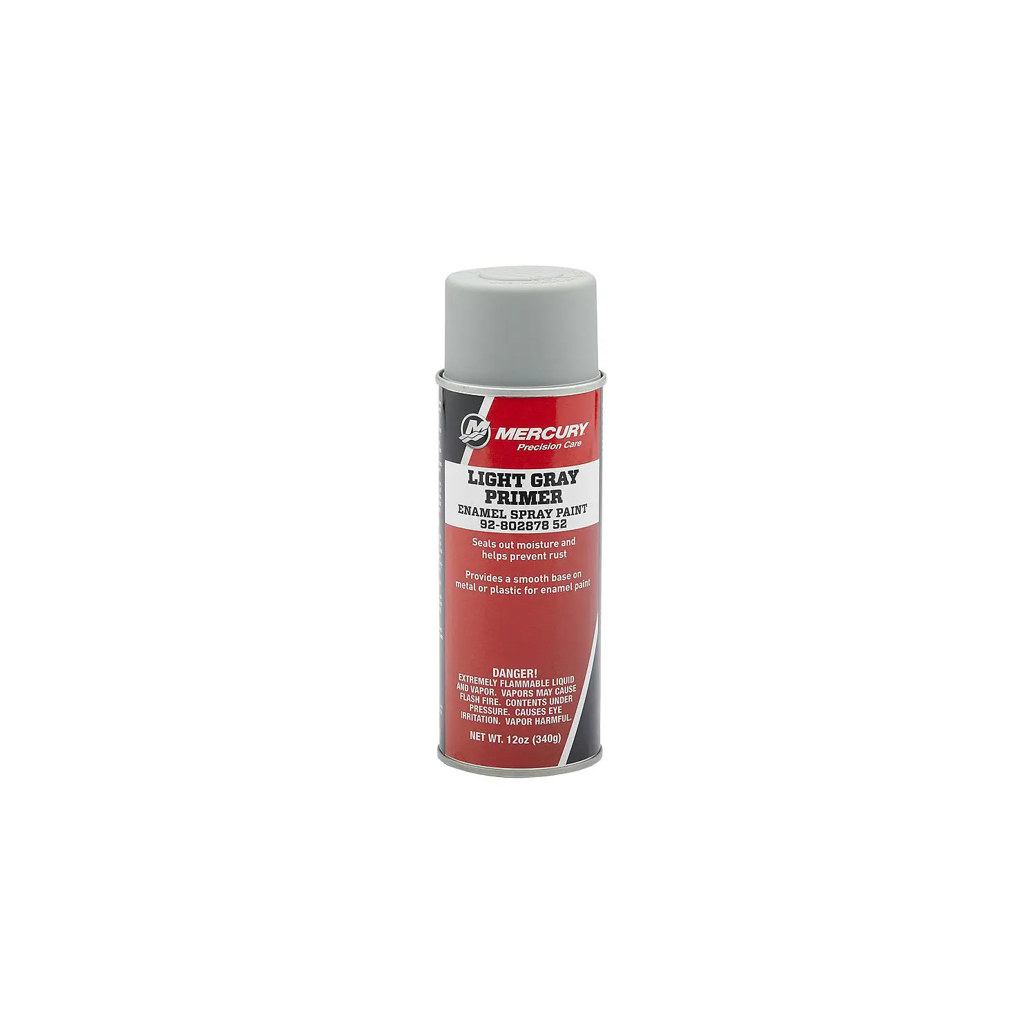 Mercury 80287852 Light Gray Primer Enamel Spray Paint - 12 oz Spray Can - Image 2