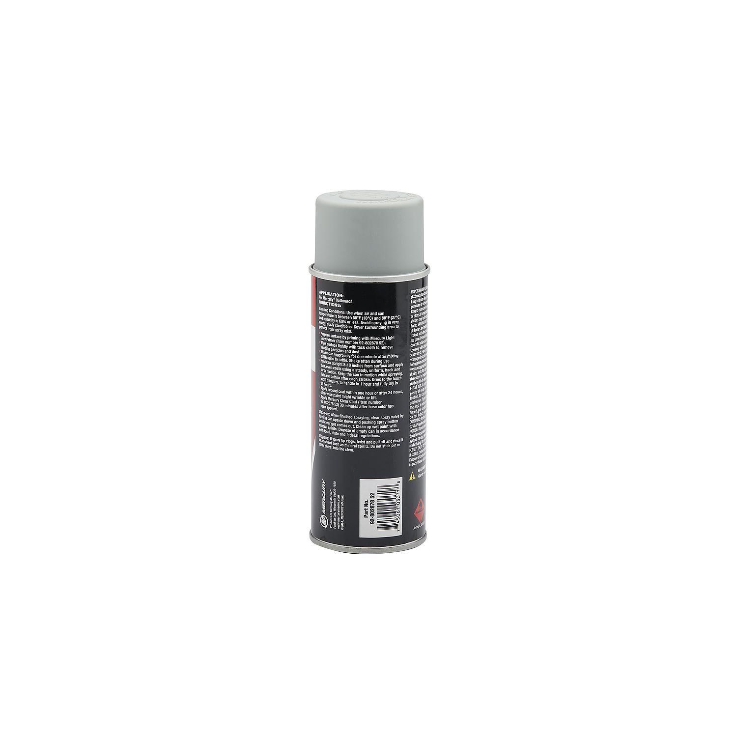 Mercury 80287852 Light Gray Primer Enamel Spray Paint – 12 oz Spray Can