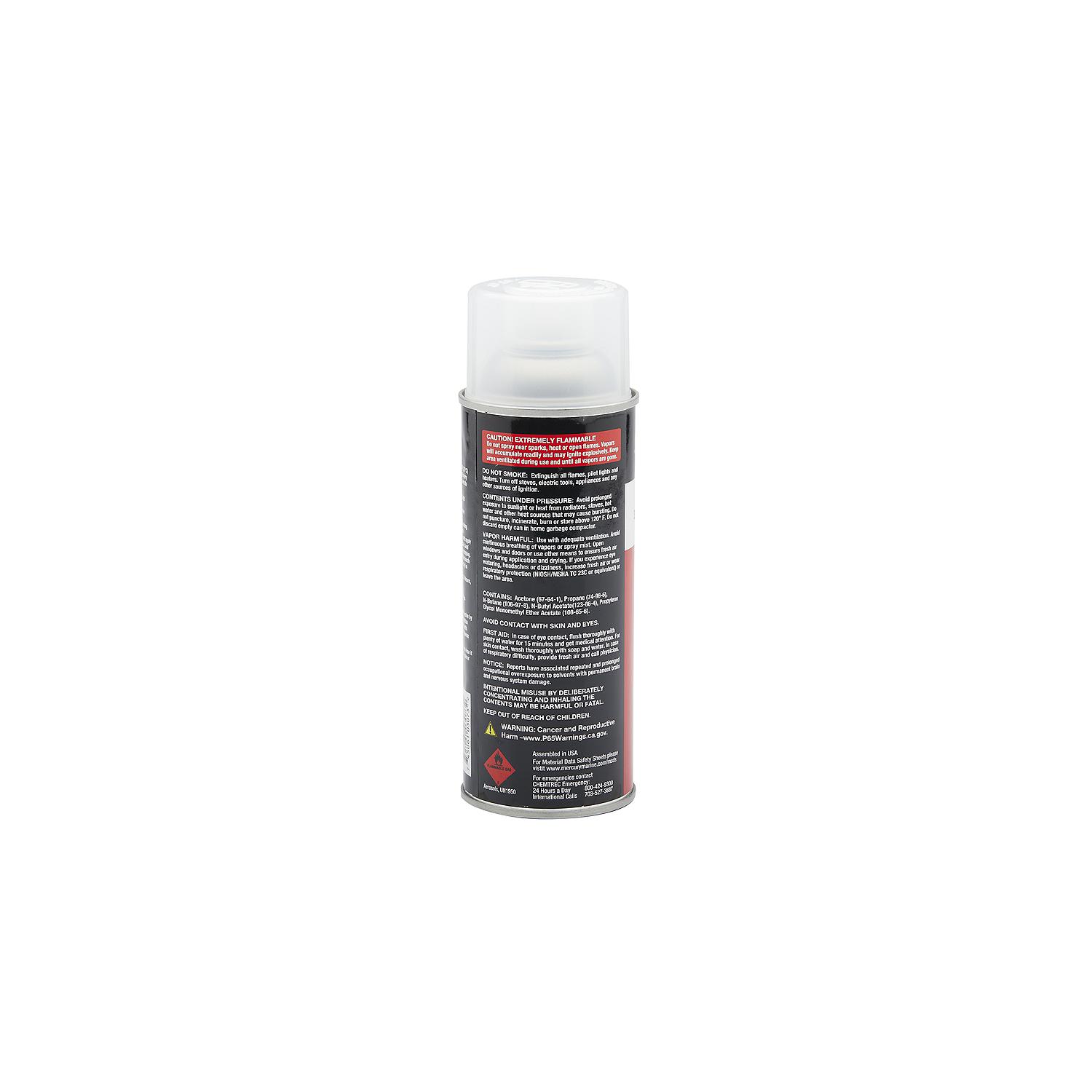 Mercury 80287853 Clear Coat Enamel Spray Paint – 12 oz Spray Can