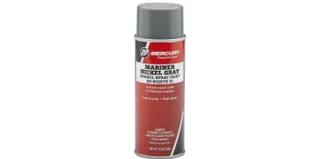 Mercury 80287810 Mariner Nickel Gray Enamel Spray Paint – 12 oz Spray Can