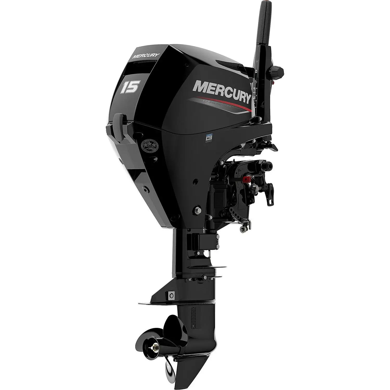 Mercury 15hp EFI TillerFourStroke Outboard Motor, 20" Shaft - Image 4