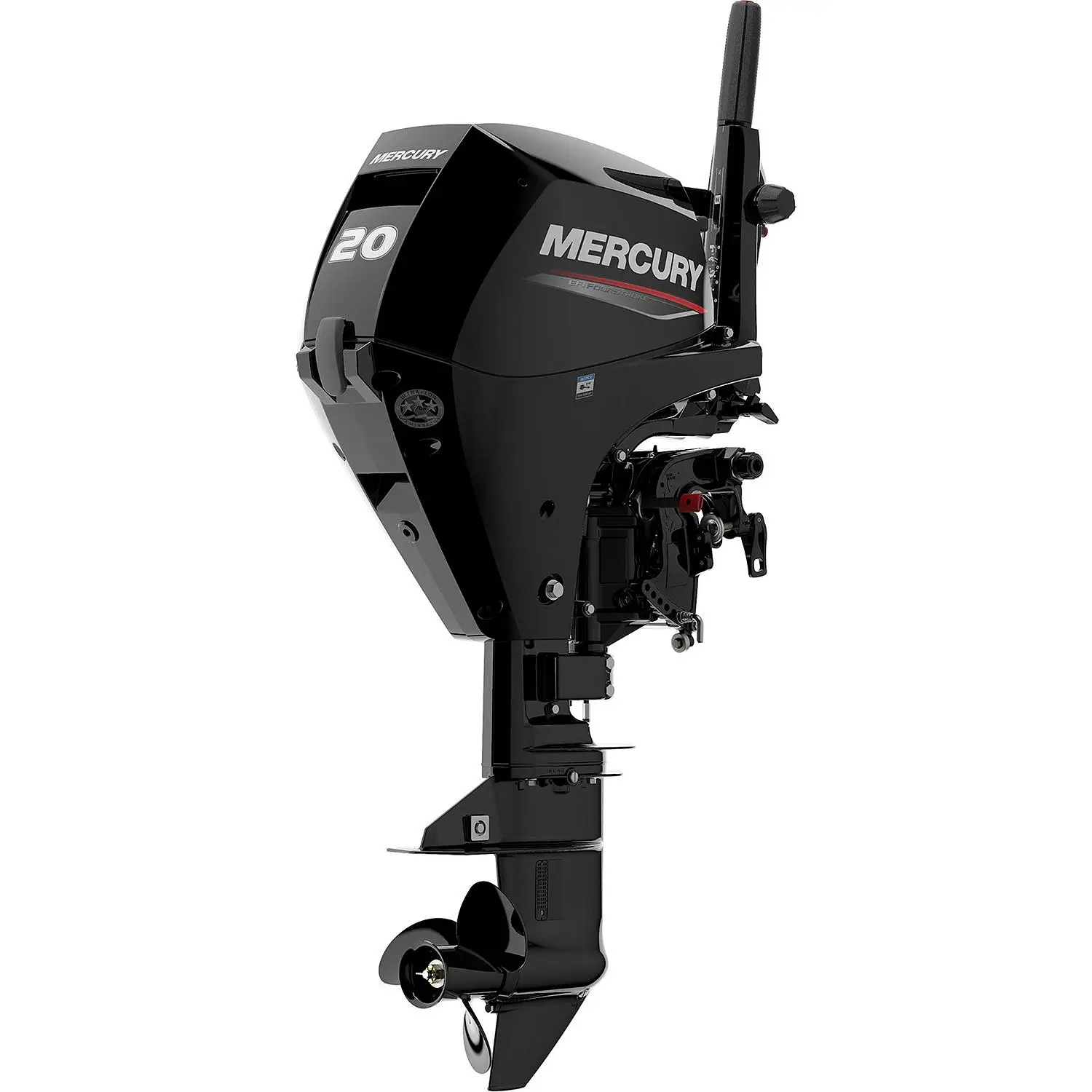 Mercury 20hp EFI Tiller FourStroke Outboard Motor, 15" Shaft - Image 3