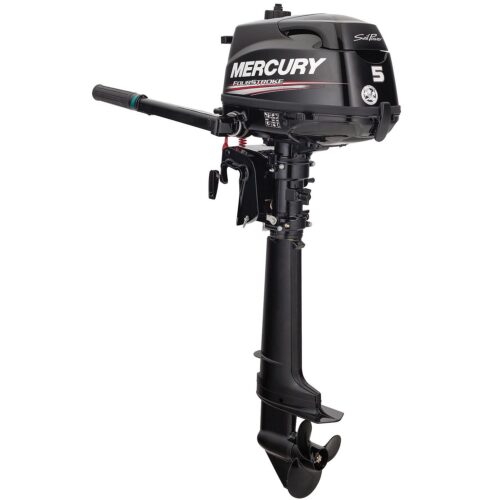 Mercury 5hp Tiller Sail Power FourStroke Outboard Motor, 20″ Shaft