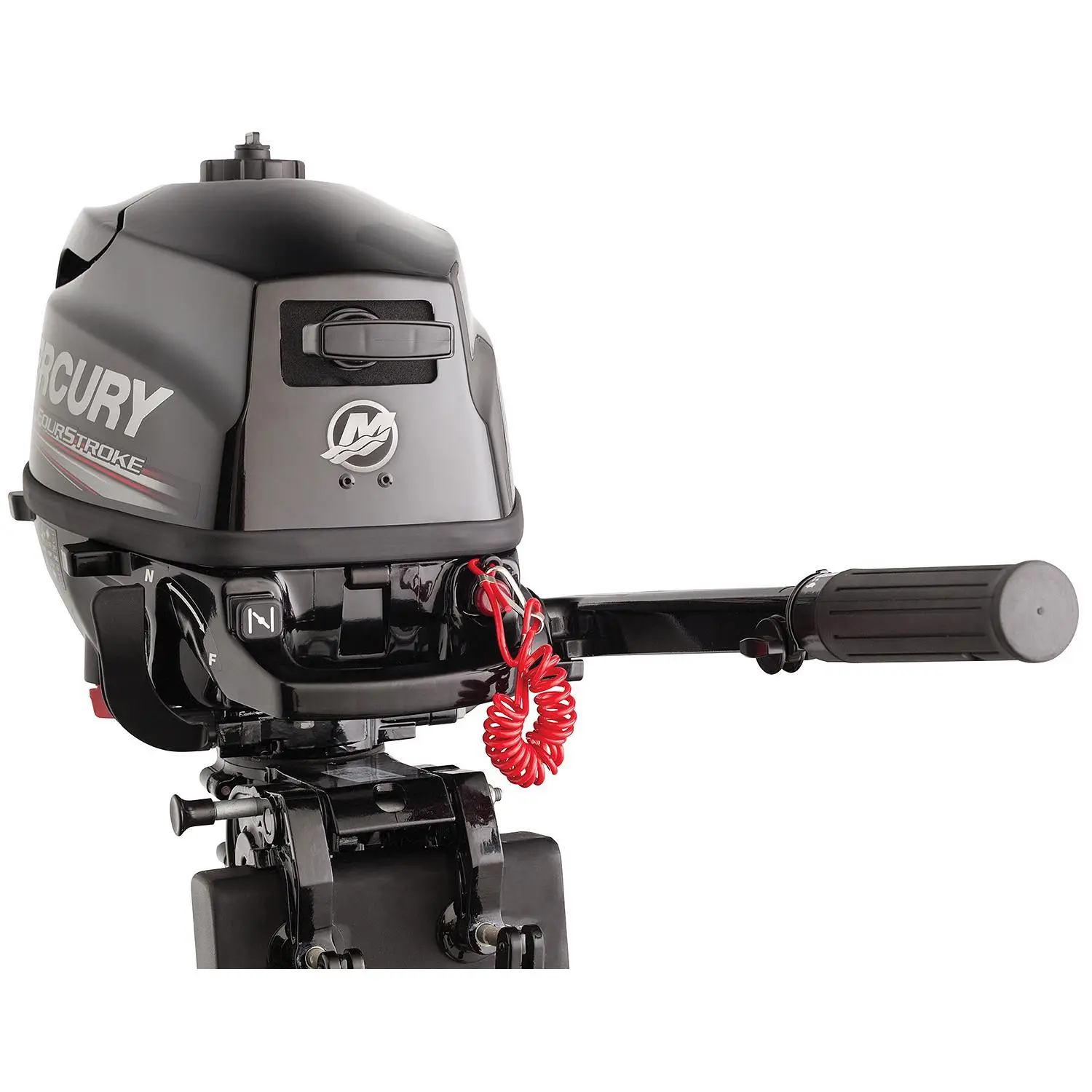 Mercury 3.5hp Tiller FourStroke Outboard Motor, 20" Shaft - Image 4