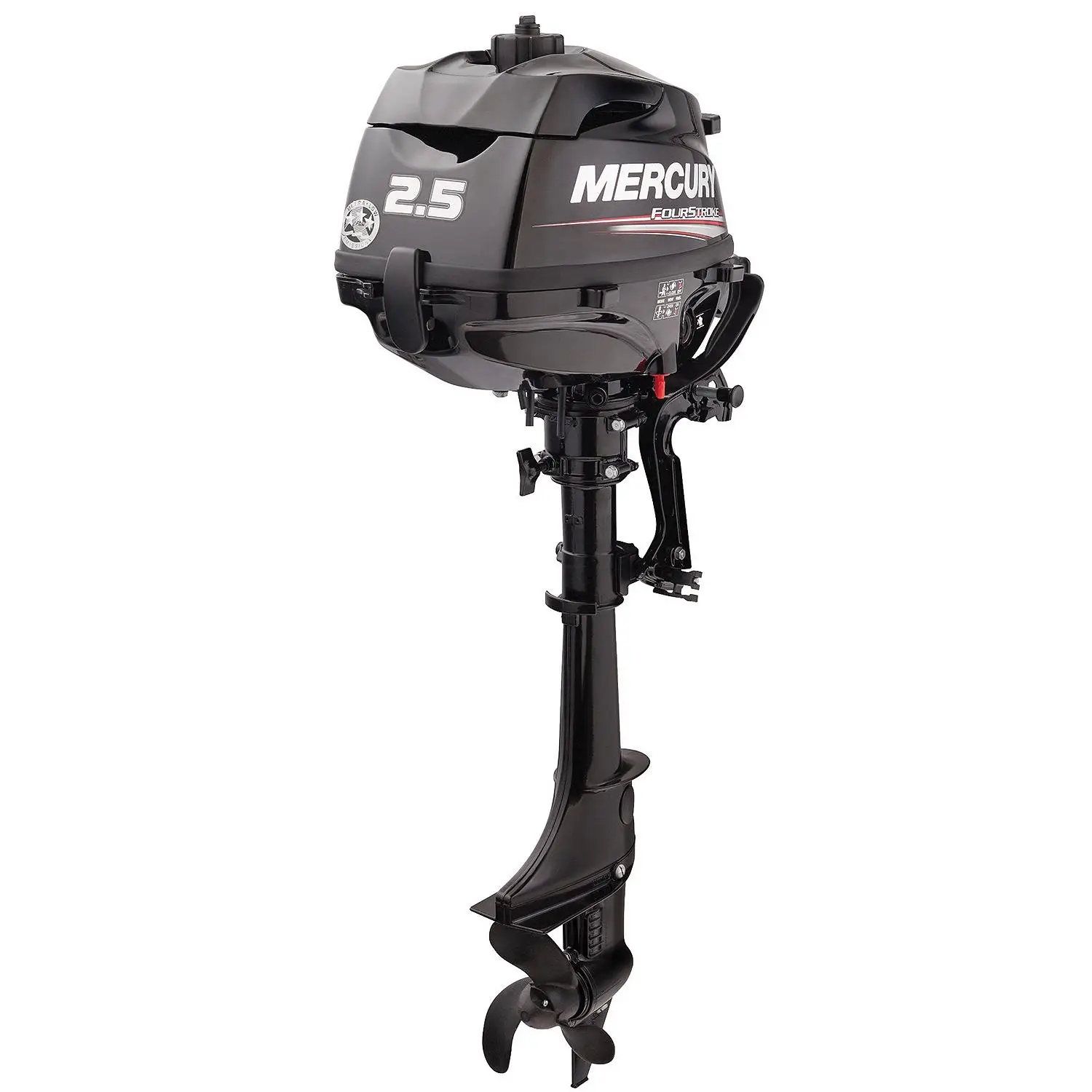 Mercury 2.5hp Tiller FourStroke Outboard Motor, 15" Shaft - Image 7