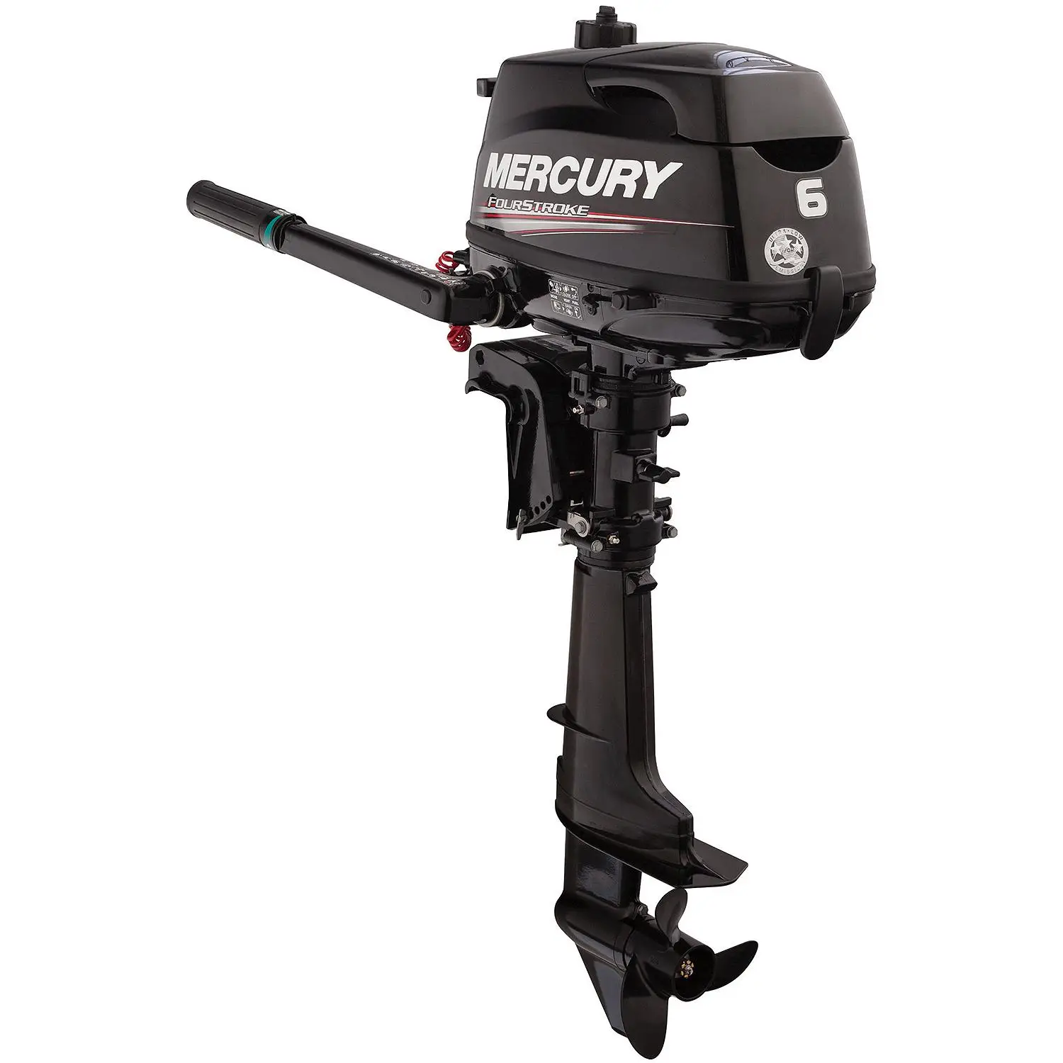 Mercury 6hp Tiller FourStroke Outboard Motor, 15" Shaft - Image 5