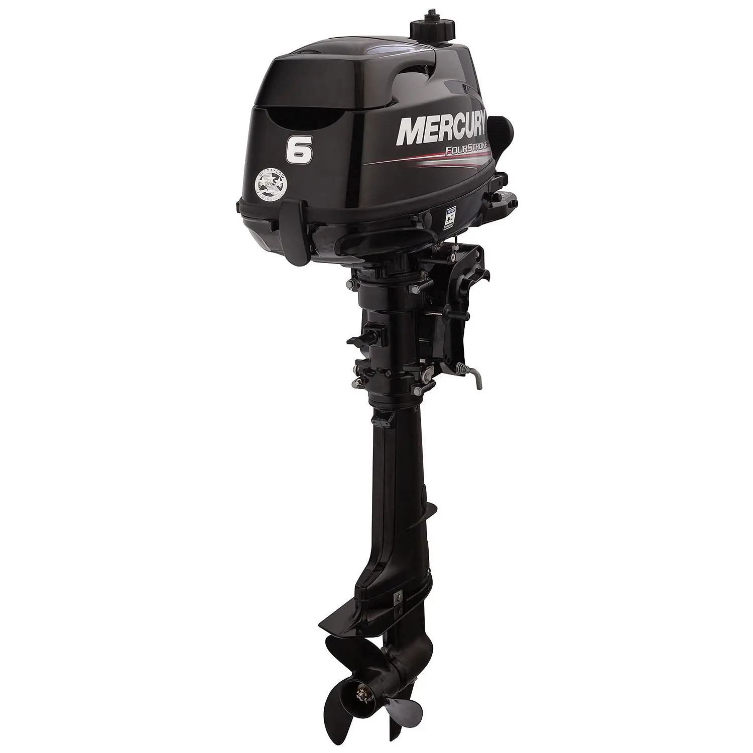 Mercury 6hp Tiller FourStroke Outboard Motor, 15" Shaft - Image 6
