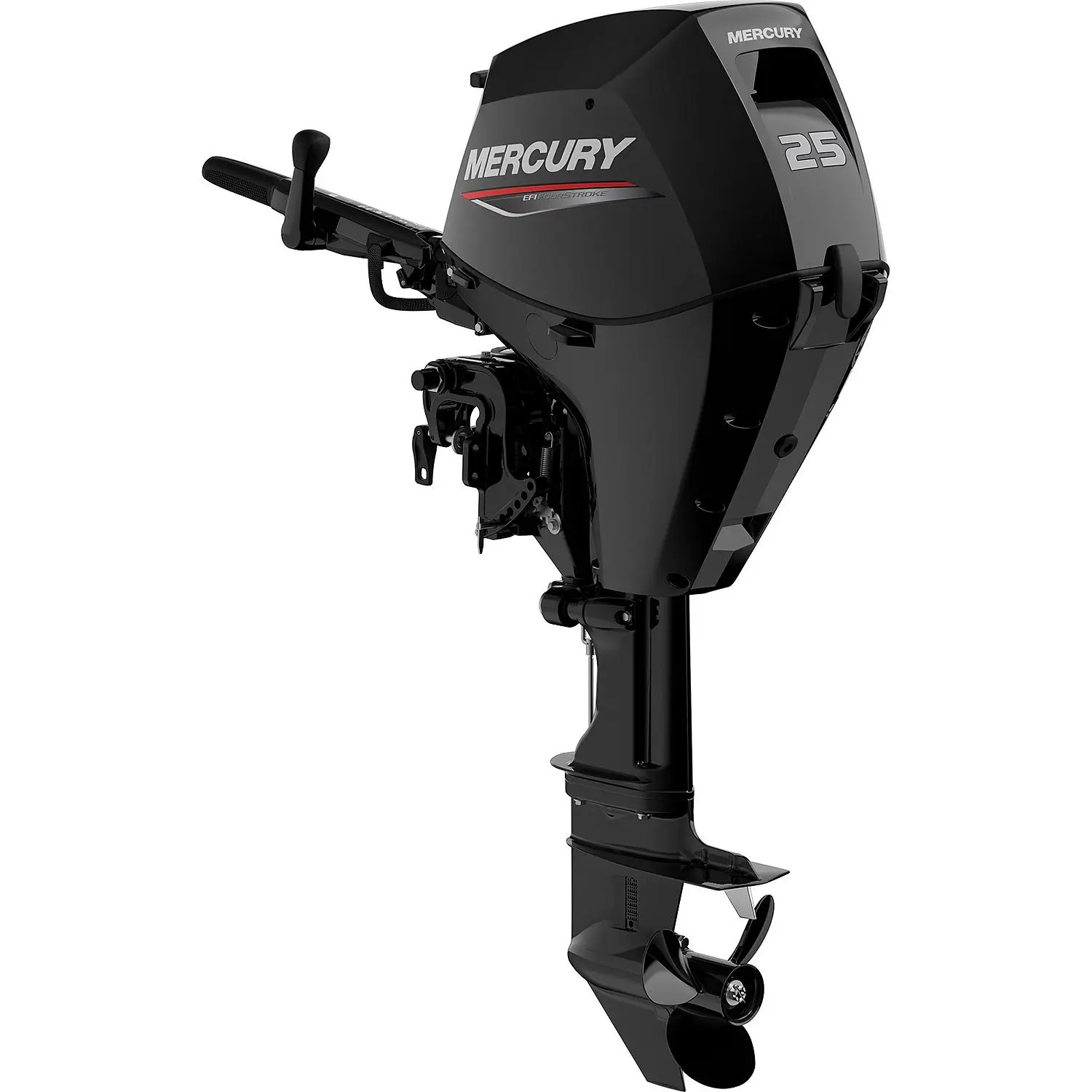 Mercury 25hp EFI Tiller FourStroke Outboard Motor, 20" Shaft - Image 4