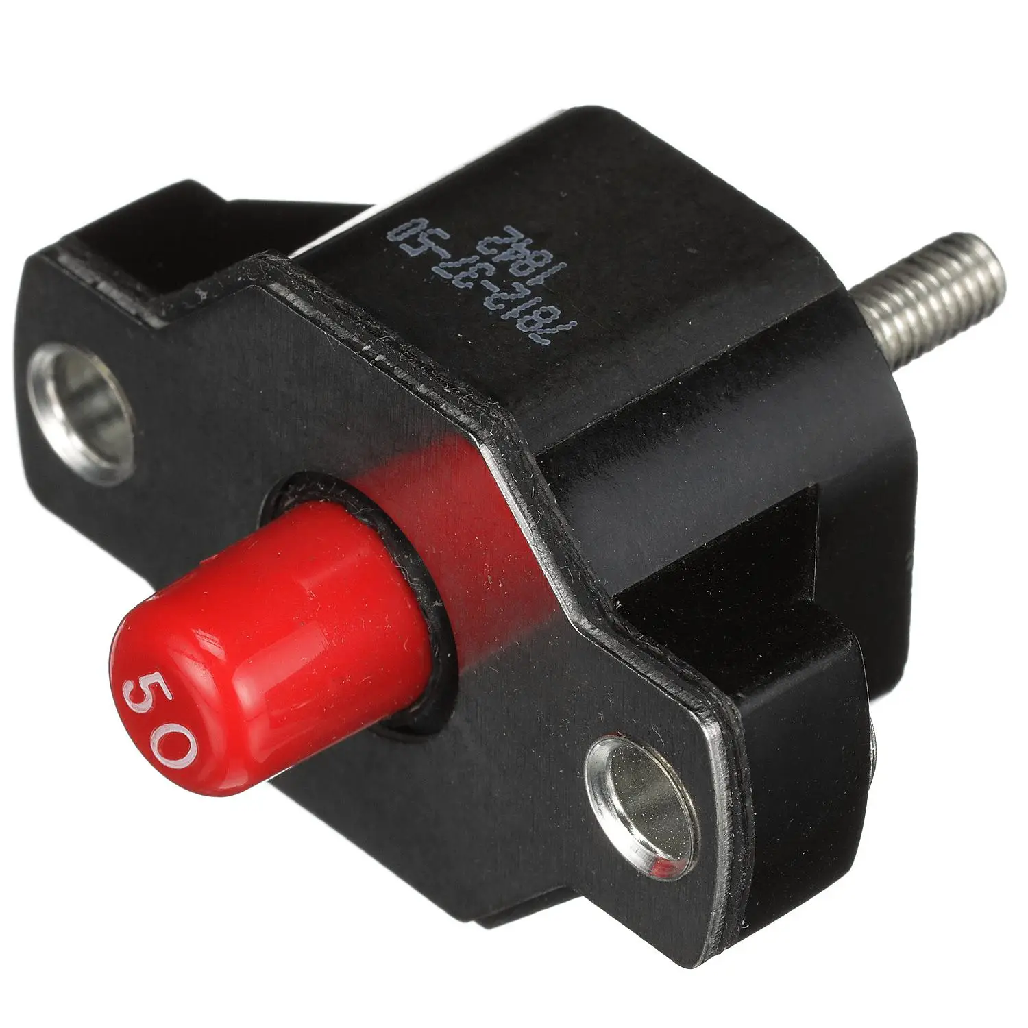 Quicksilver 11178A01 50 Amp Circuit Breaker w/ Nut Connections and Attaching Hardware - Image 2