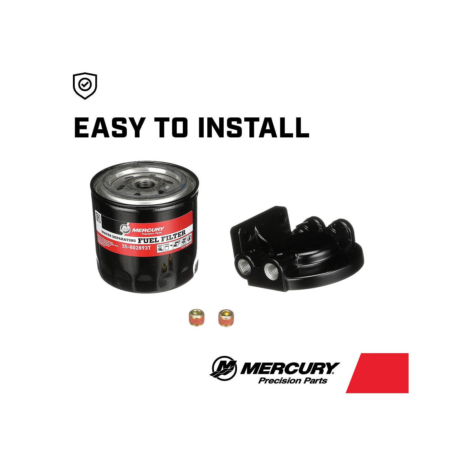 Mercury Remote-Mounting Water Separating Fuel Filter Kit 802893A4 for most outboards and MerCruiser engines. - Image 4