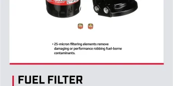 Mercury Remote-Mounting Water Separating Fuel Filter Kit 802893A4 for most outboards and MerCruiser engines.