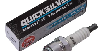 Quicksilver 13686Q NGK BU8H Semi-Surface Discharge Design Spark Plug, 1-Pack