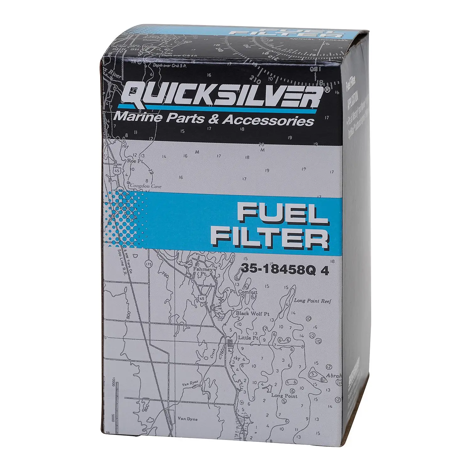 Quicksilver 18458Q4 Water Separating Fuel Filter Kit w/ Blue Water Warning Sensor For Mercury Outboards - Image 5