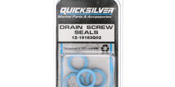Quicksilver 19183Q02 Lower Unit Gear Lube Drain and Fill Hole Screw Seal