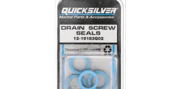 Quicksilver 19183Q02 Lower Unit Gear Lube Drain and Fill Hole Screw Seal