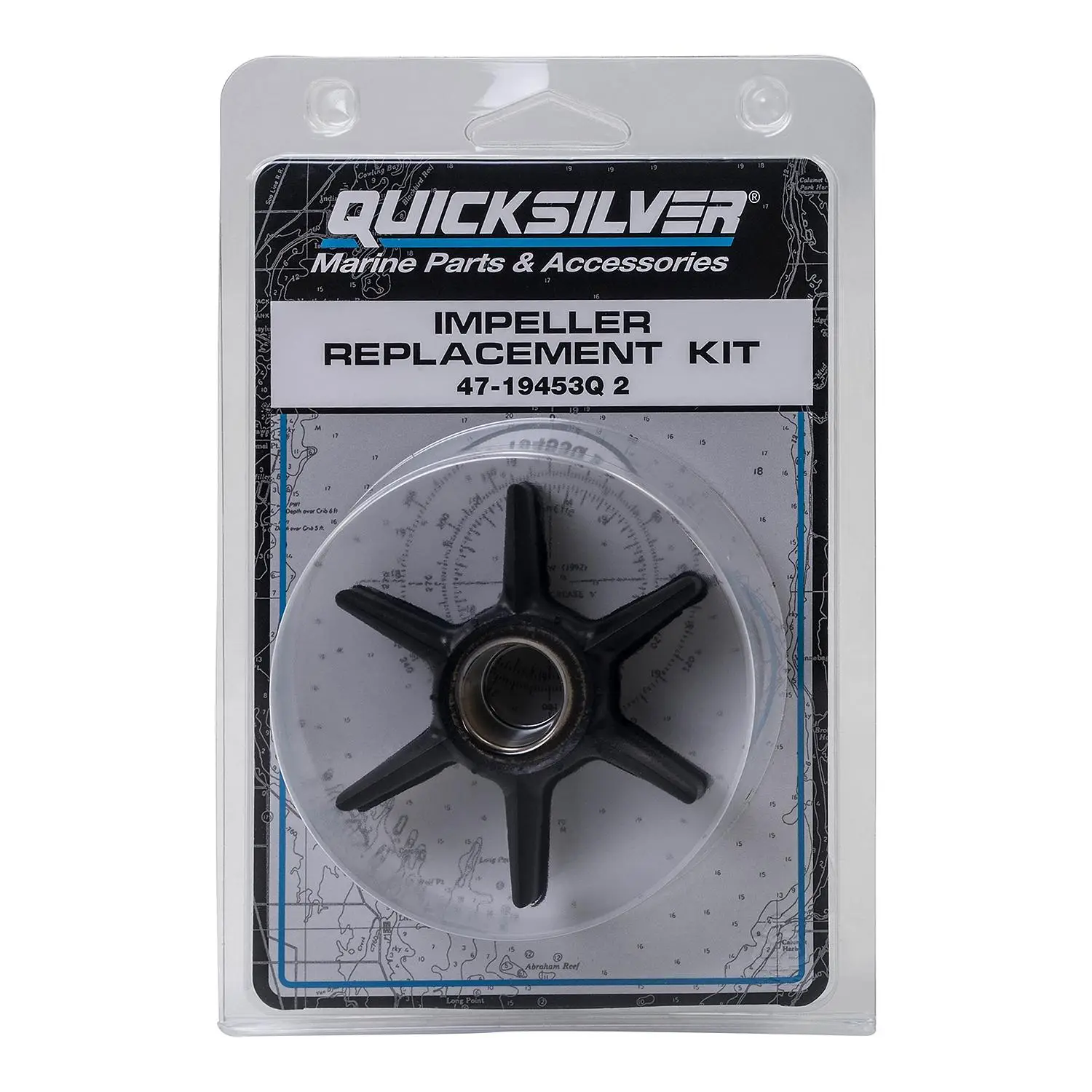 Quicksilver 19453Q2 Water Pump Impeller Repair Kit for Select Mercury and Mariner Outboards - Image 2