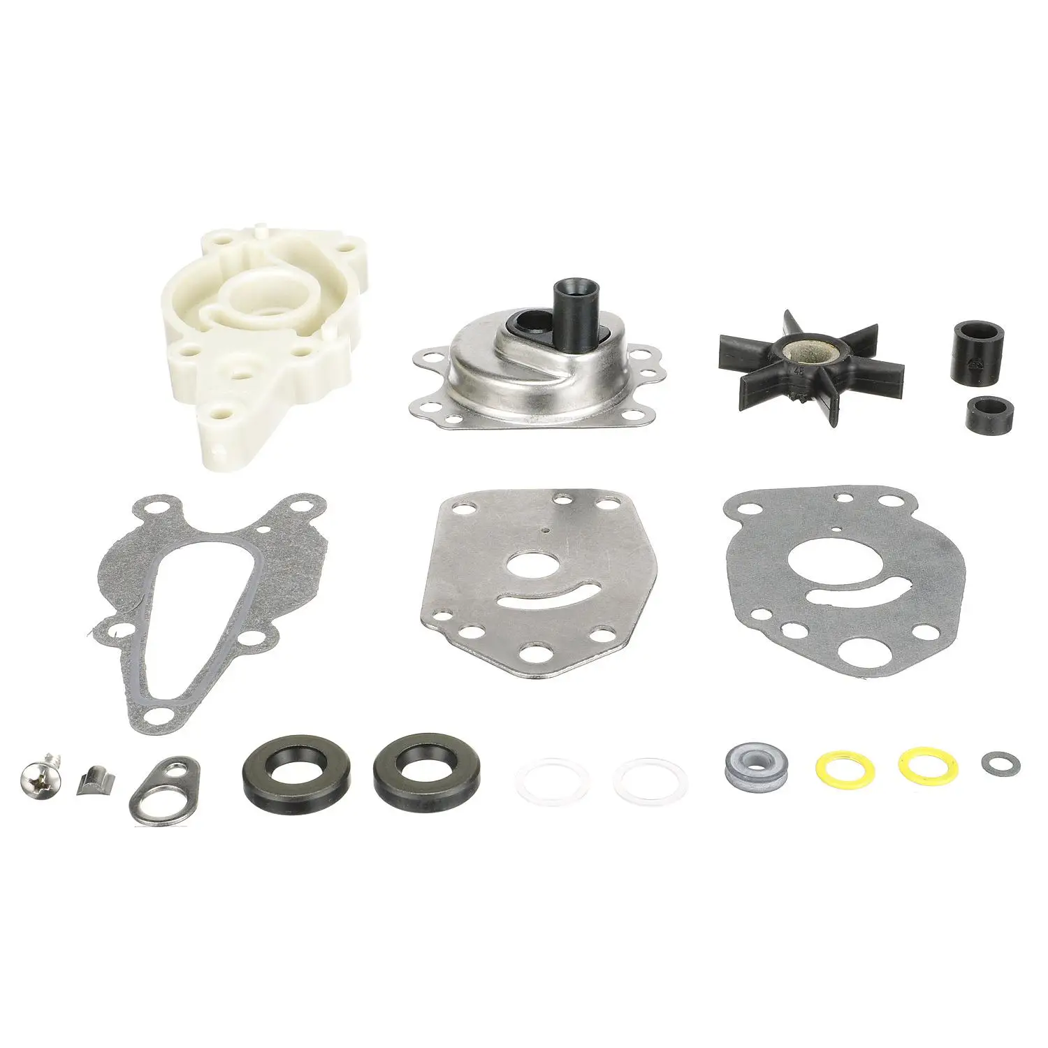 Quicksilver 42089A5 Water Pump Repair Kit for Mercury or Mariner 6-15hp 2-Stroke & 4-Stroke Outboards - Image 4