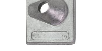 Quicksilver 42121Q02 Square Aluminum Anode Set for Mercury or Mariner and Force Outboards