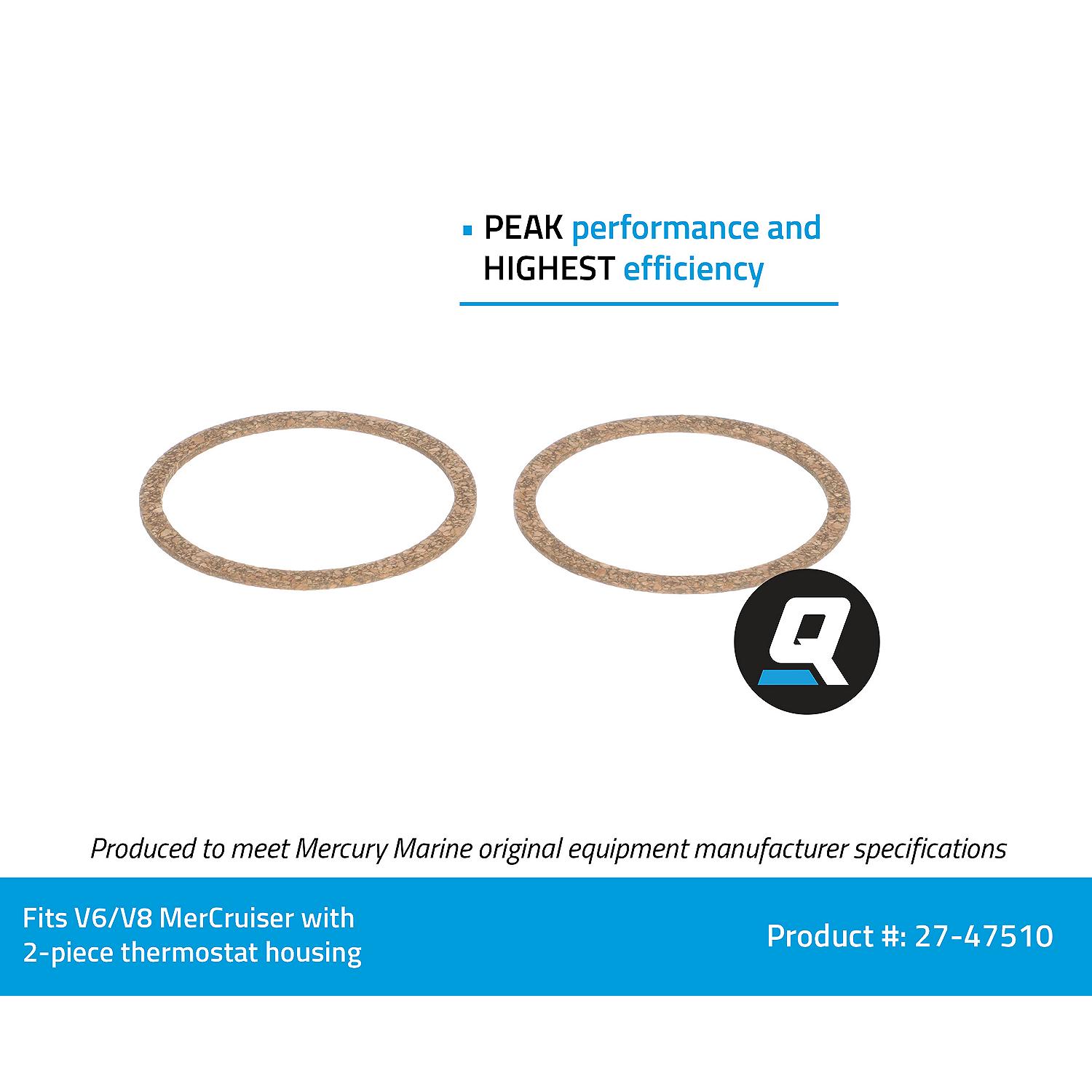 Quicksilver 47510 Thermostat Housing Gasket-Cork - Image 3