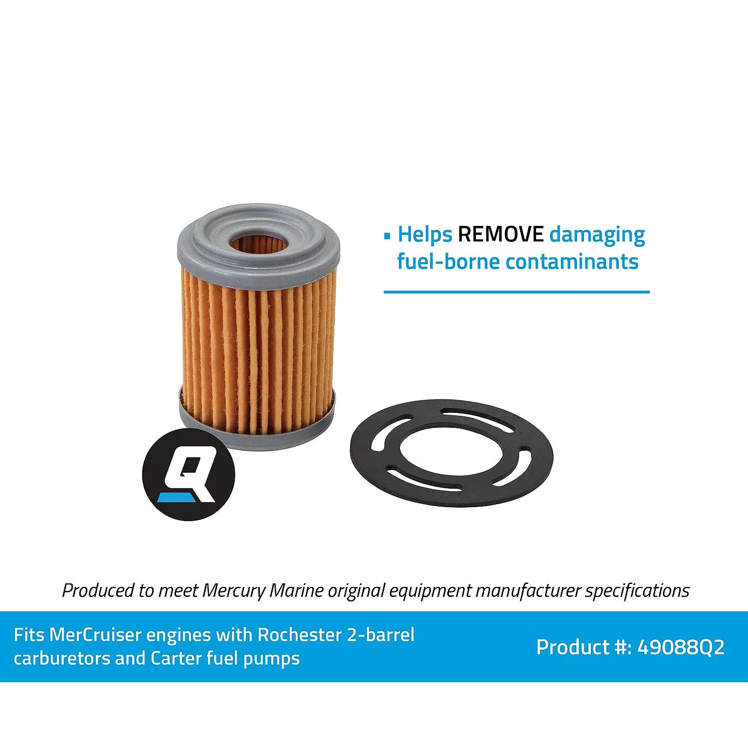 Quicksilver 49088Q2 Fuel Filter for MerCruiser Sterndrive and Inboard Engines - Image 3