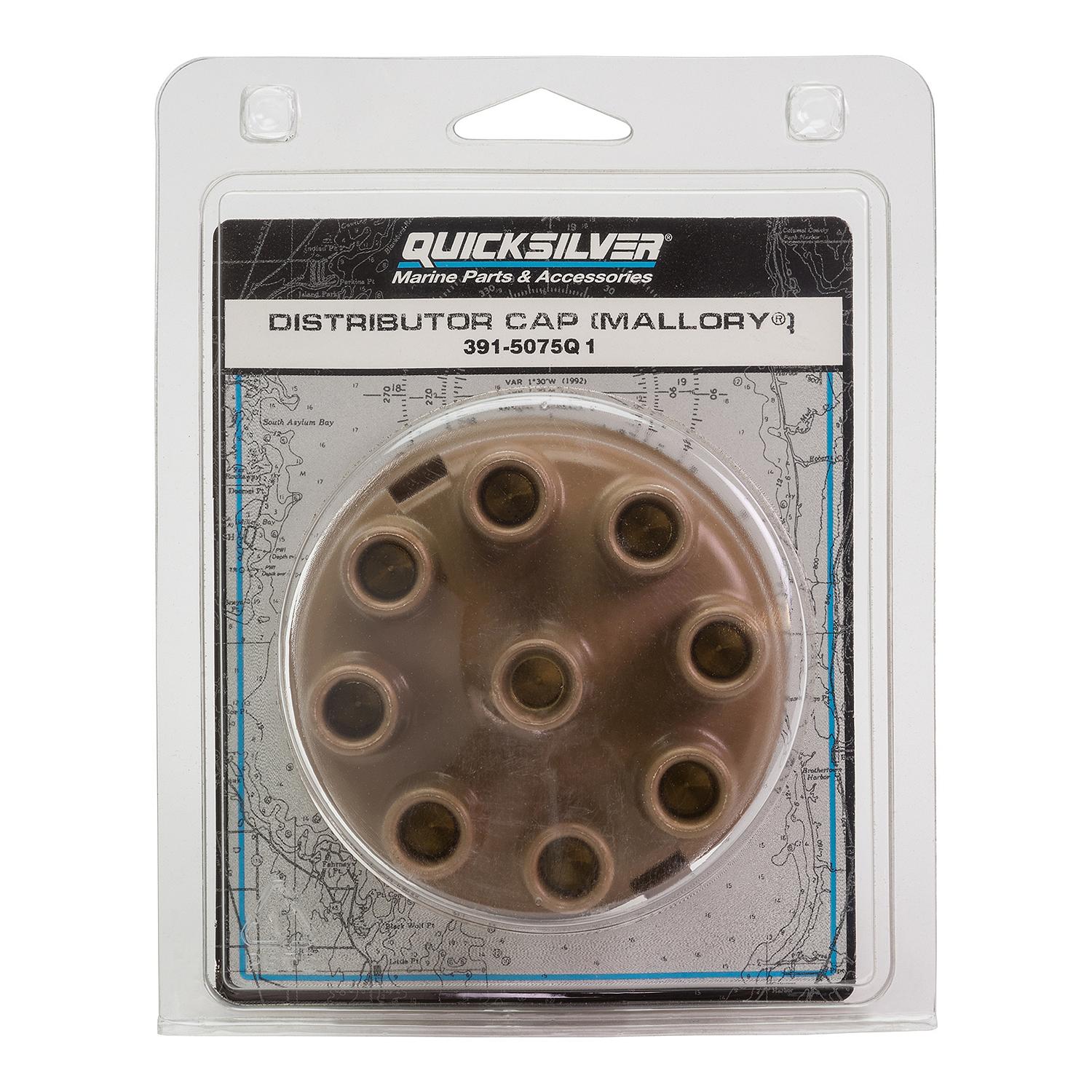 Quicksilver 5075Q1 Distributor Cap for Marinized V8 Engines by Ford w/ Mallory Conventional Ignition Systems - Image 2