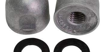 Quicksilver 55989Q9 Aluminum Anodes for MerCruiser Transom Plate Nuts