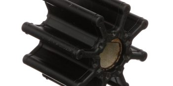 Quicksilver 59362Q01 Sea Water Pump Impeller for MerCruiser Engines w/ Engine Mounted, 2-Piece, Plastic Housing