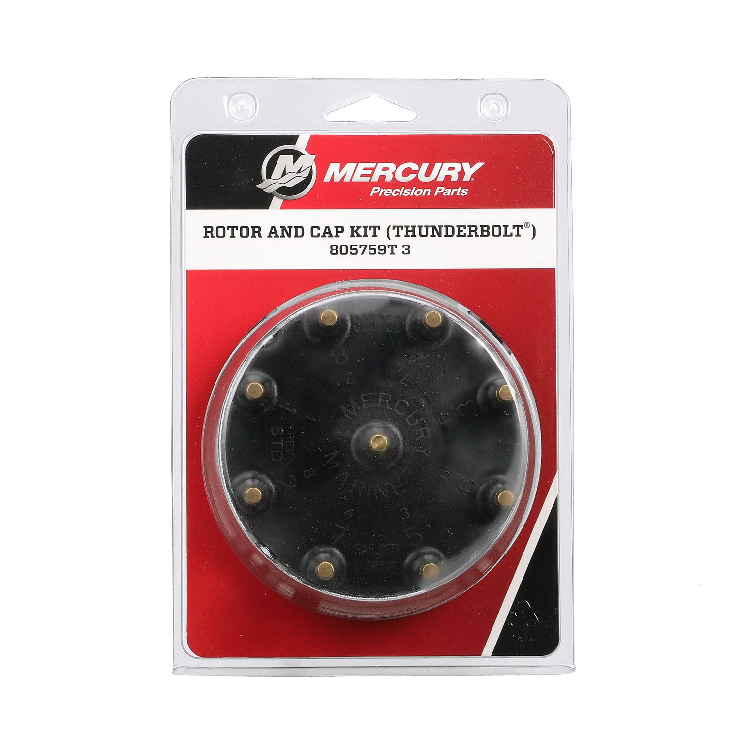 Mercury Cap and Rotor Kit 805759T3 for Marinized GM V8 Engines with Thunderbolt IV and V HEI Ignition Systems - Image 4