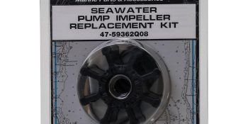 Quicksilver 59362Q08 Sea Water Pump Impeller Replacement Kit for Bravo I, II and III w/ 2-Piece Pump Body
