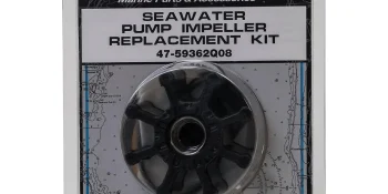 Quicksilver 59362Q08 Sea Water Pump Impeller Replacement Kit for Bravo I, II and III w/ 2-Piece Pump Body