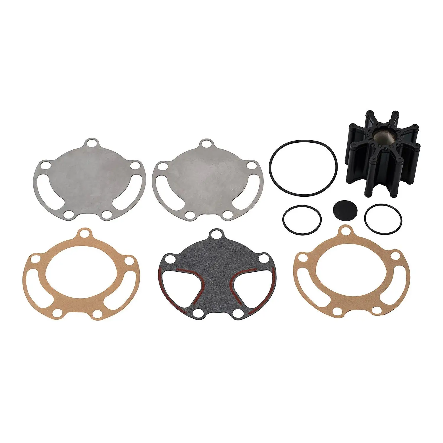 Quicksilver 59362Q08 Sea Water Pump Impeller Replacement Kit for Bravo I, II and III w/ 2-Piece Pump Body - Image 2