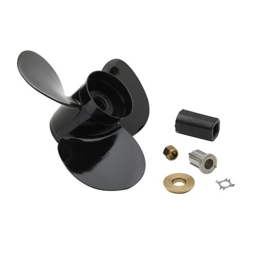 Mercury Black Max 16436CP1 3-Blade Extra Cup Aluminum Propeller, 16″ Diameter x 14″ Pitch, Right-Hand Rotation