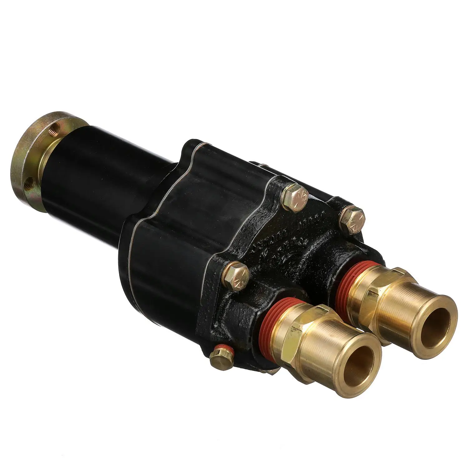 Quicksilver 72774A32 Brass Sea Water Pump Housing for Mercury V8 MerCruiser Engines w/ V-Belt Pulley System for Engine Accessories - Image 2