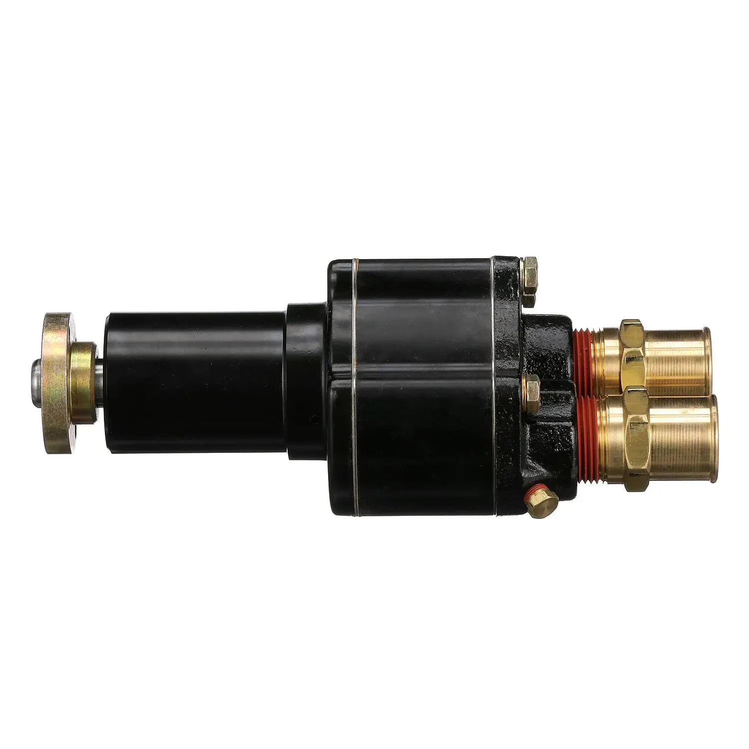 Quicksilver 72774A32 Brass Sea Water Pump Housing for Mercury V8 MerCruiser Engines w/ V-Belt Pulley System for Engine Accessories - Image 3