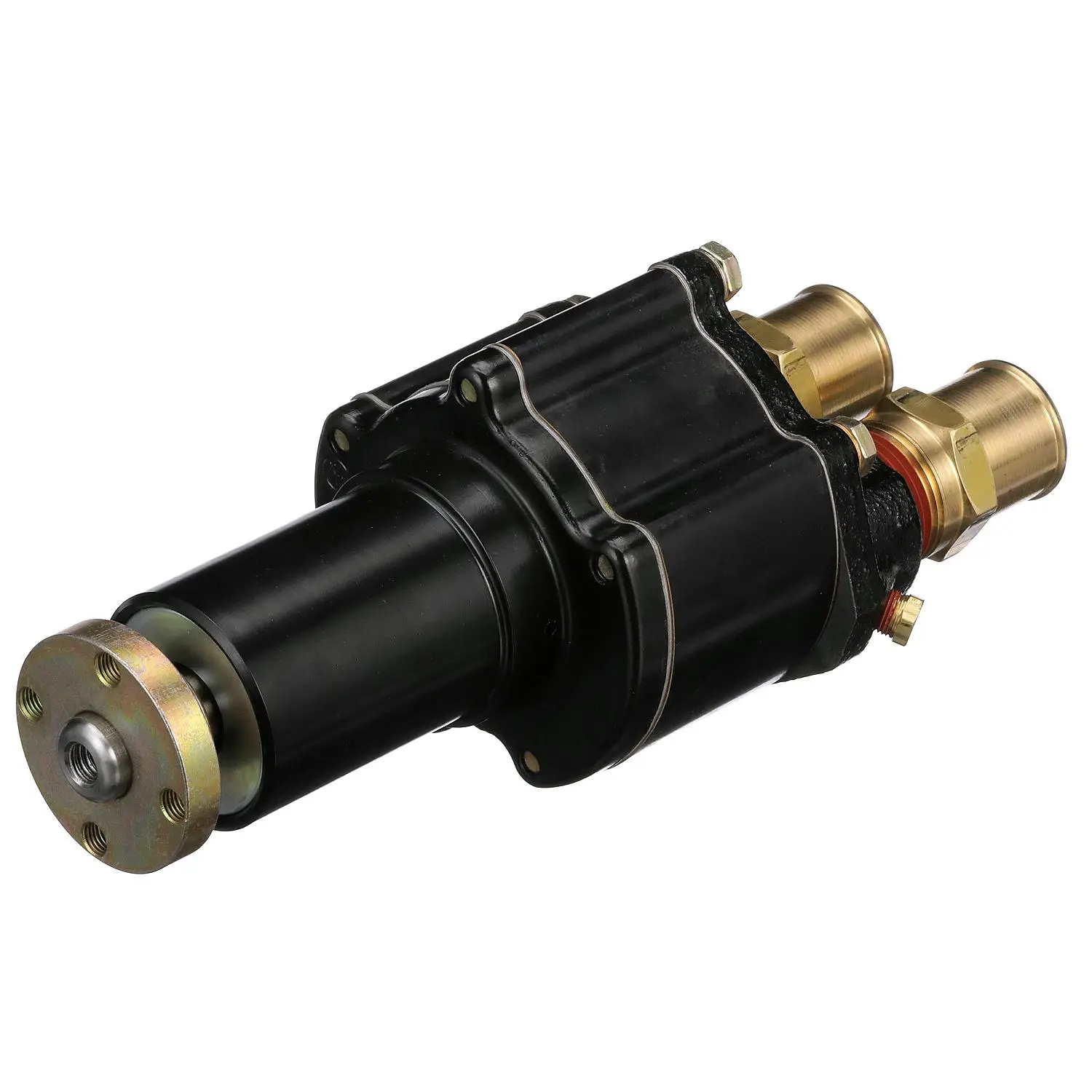 Quicksilver 72774A32 Brass Sea Water Pump Housing for Mercury V8 MerCruiser Engines w/ V-Belt Pulley System for Engine Accessories - Image 4