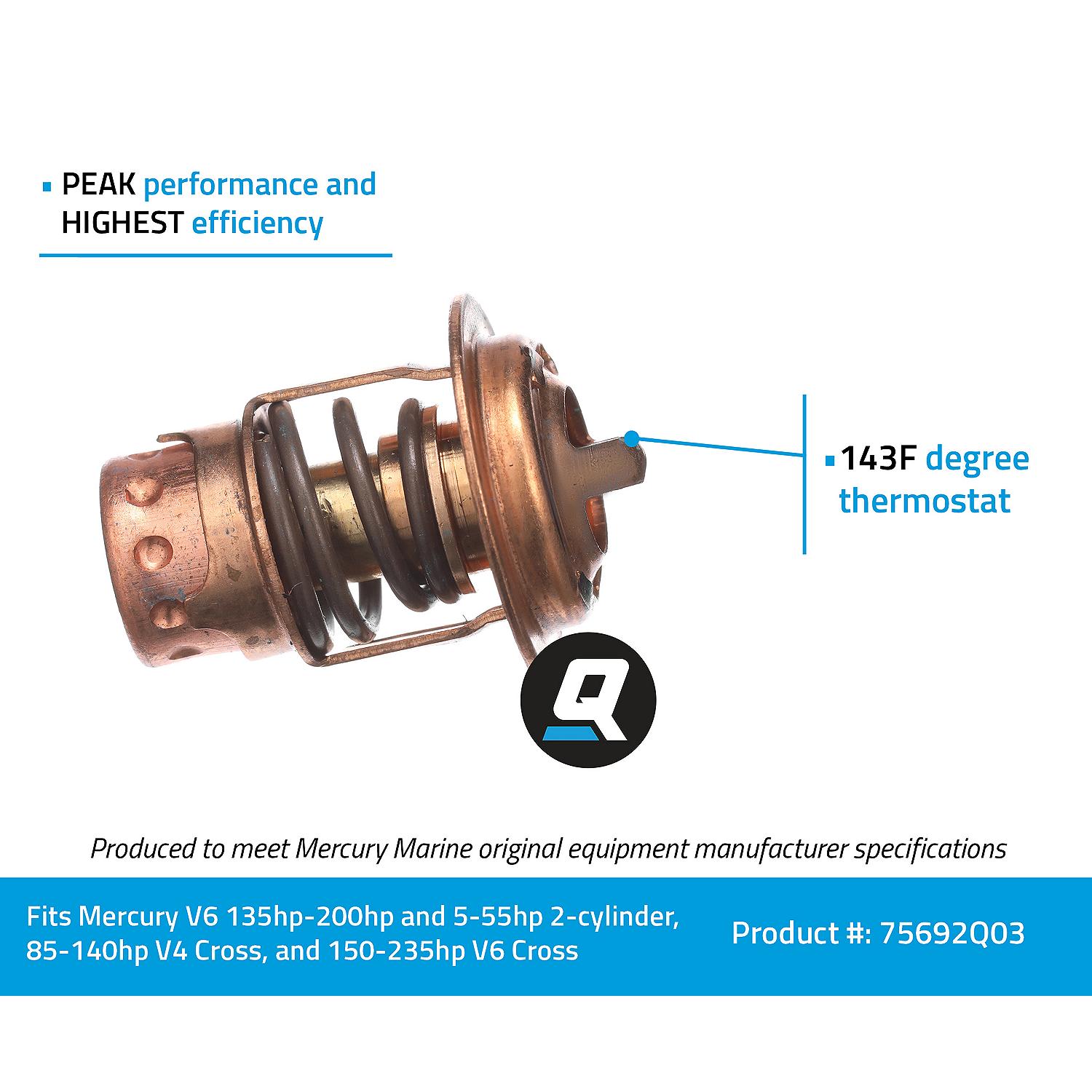 Quicksilver 75692Q03 Replacement Thermostat - Image 5