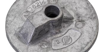 Quicksilver 762144 Aluminum Anode Plate for Select Bravo III and Vazer Drives