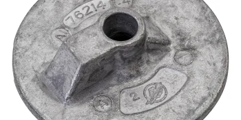 Quicksilver 762144 Aluminum Anode Plate for Select Bravo III and Vazer Drives