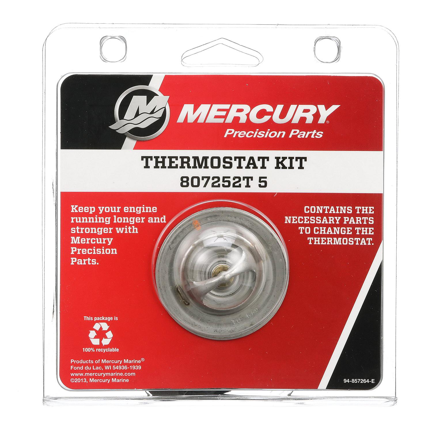 Mercury Replacement Thermostat Kit 808252T5 for V8 and V6 Sterndrive and Inboard Engines - Image 3