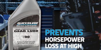 Quicksilver 858064Q01 SAE 90 High Performance Gear Lube, 32 oz.