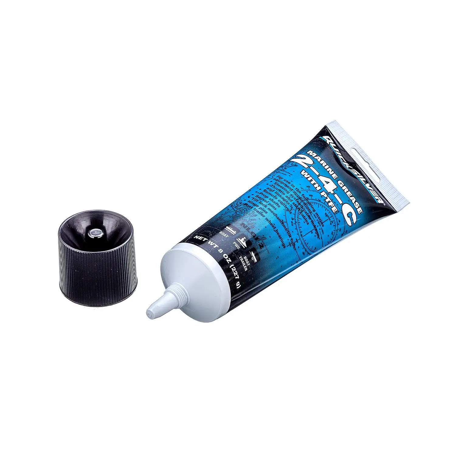 Quicksilver 802859Q1 2-4-C Marine Grease w/ Teflon, Multi-Purpose Marine Lubricant, 8 oz. Tube - Image 4