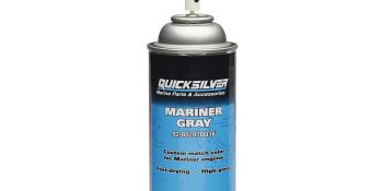 Quicksilver 802878A16 Mariner Gray Enamel Paint, 12 Oz. Spray Can