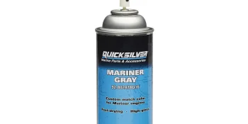 Quicksilver 802878A16 Mariner Gray Enamel Paint, 12 Oz. Spray Can